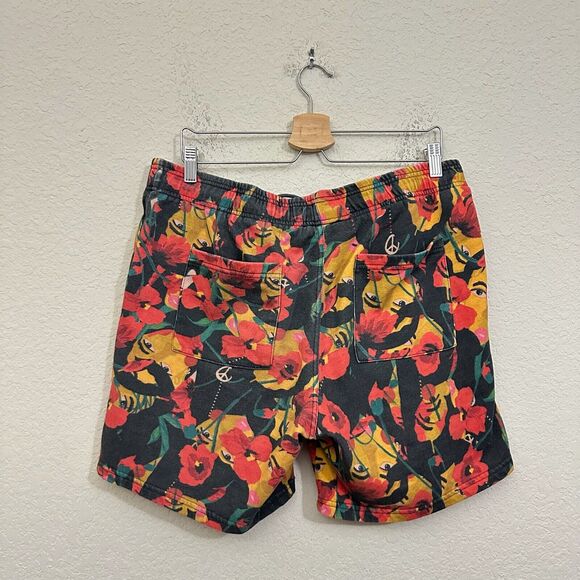 CRISTINA MARTINEZ for Nordstrom All-Over Print Shorts Colorful Pull-On - Picture 2 of 10